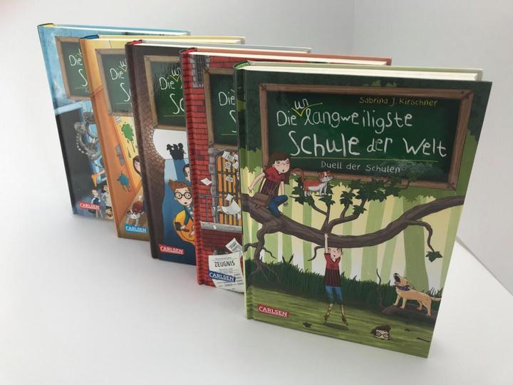 Actual product image Die unlangweiligste Schule der Welt 5: Duell der Schulen (German, Sabrina J. Kirschner, Monika Parciak, 2019)