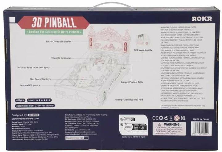 Actual product image Rokr Pinball machine