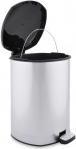 Produktbild Berilo Kunststoff-Abfalleimer / Pedal silber 20l (20 l)