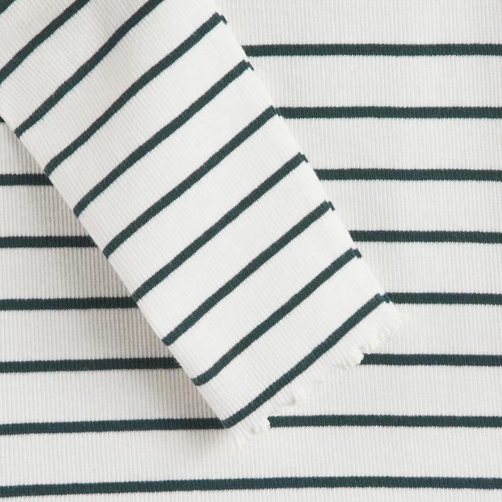 Actual product image La Redoute Collections Gestreiftes Langarmshirt aus Rippjersey (110)