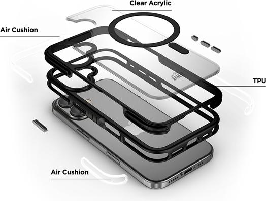 Actual product image Eiger Mountain Air Case (Apple iPhone 16)