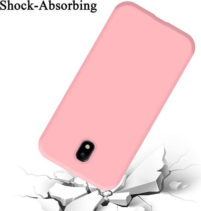 Actual product image Cadorabo TPU Liquid Silicone Case Cover (Samsung Galaxy J7 2017)