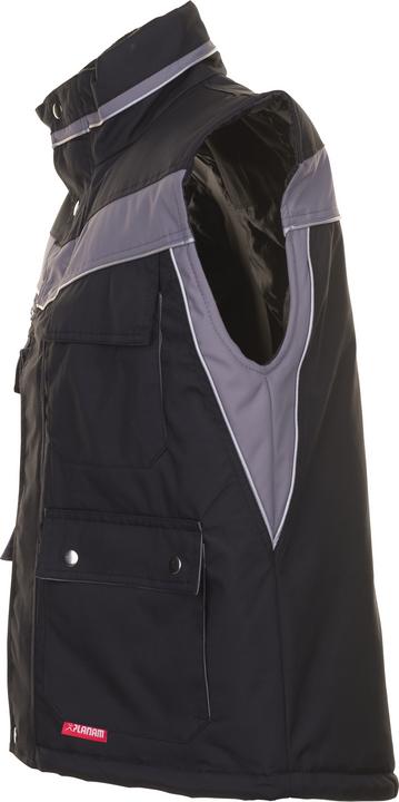 Produktbild Planam unisex Winterweste PLALINE schwarz, zink Grösse 4XL (4XL)