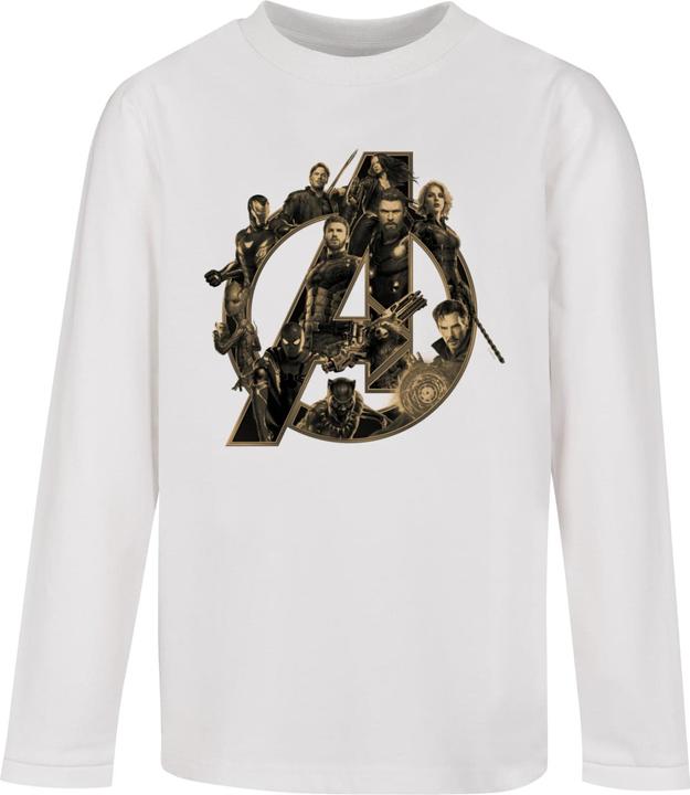 Immagine prodotto Absolute Cult Bambini Avengers Infinity War - Maglia a maniche lunghe con logo - 124625 (146, 152)