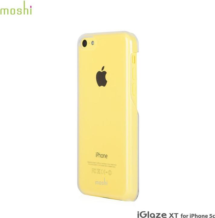 Actual product image Moshi iGlaze XT Snap Case for iPhone 5C Transparent (Apple iPhone 5c)