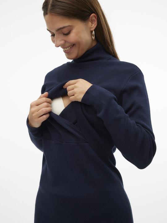 Image du produit Mamalicious Col roulé Manches côtelées Pull-over Haut tricoté (XL)