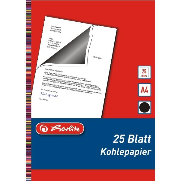 Image du produit Herlitz Papier carbone (25 x, A4)