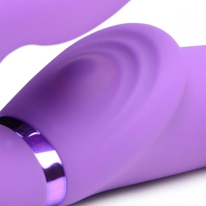 Image du produit XR Brands GPulse Vibrierender halterloser Strapon Lila