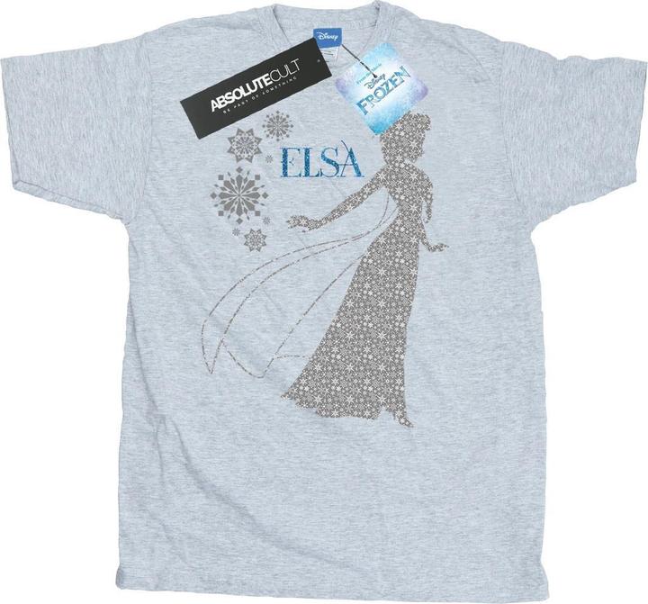 Disney Frozen Elsa Christmas Silhouette TShirt (L)