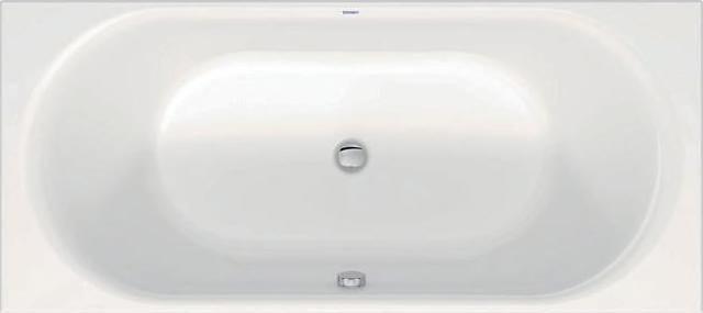 Actual product image Duravit Bathtub D-NEO 180x80 built-in version 2 RS white (160 l, 180 cm, 80 cm)