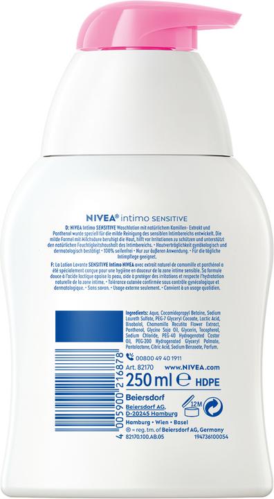 Image du produit NIVEA Intimo (250 ml, Lotion de toilette intime)