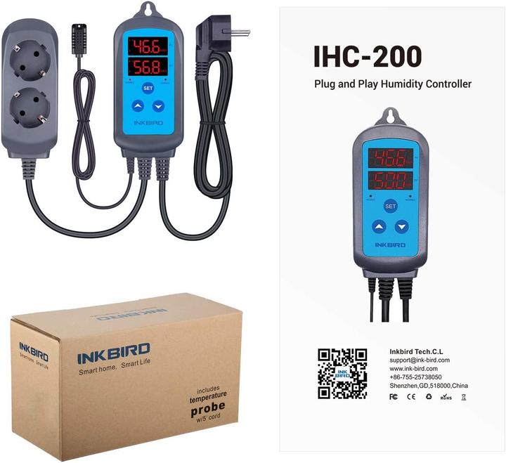 Produktbild Inkbird IHC-200 Feuchtigkeitsregler 220V