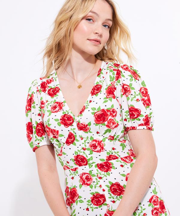 Actual product image Joe Browns Vintage Rose Midi Dress (38)