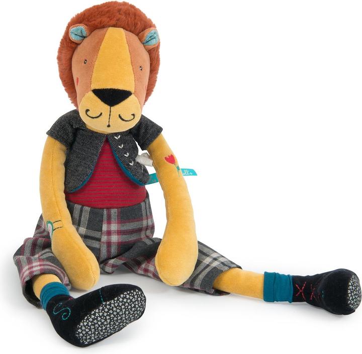 Actual product image Moulin Roty Soft toy lion Roméo les Broc'n Rolls (51 cm)