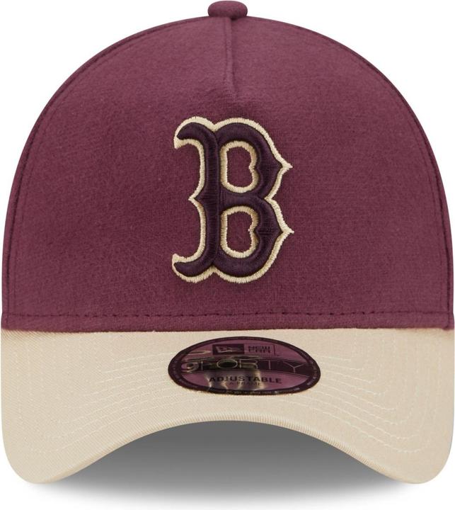 Produktbild New Era A-Frame 9Forty Cap MOLESKIN Boston Red Sox maroon (One Size)