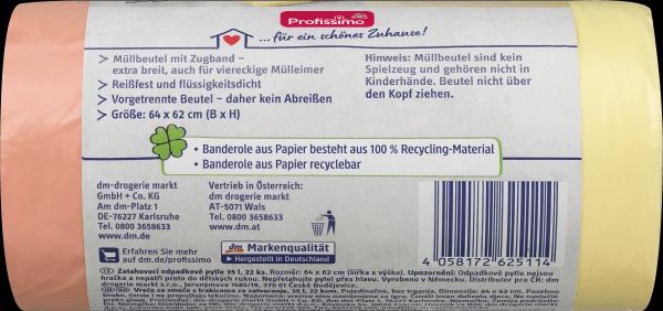 Produktbild dm Profissimo Müllbeutel (22 x, 35 l)