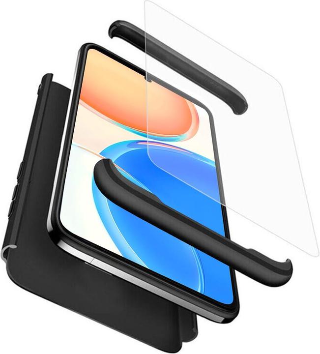 GKK - 360 Case + Screen Protector - Honor X8 4G - Black (Honor X8)
