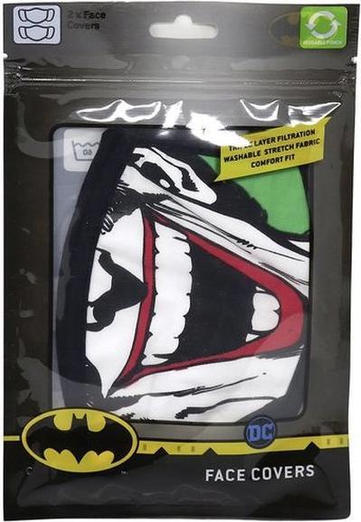 Produktbild Pyramid DC Comics: Mundschutz Joker Face (2er Set) (2 x)