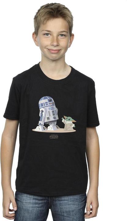 Immagine prodotto Star Wars The Mandalorian R2D2 And Grogu Maglietta Ragazzi (128)