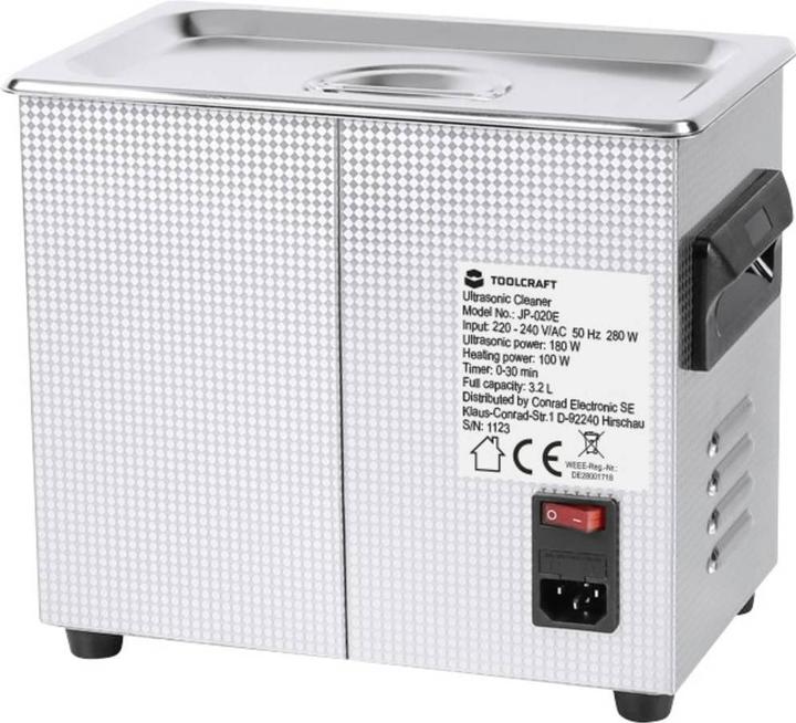 Immagine prodotto Toolcraft TO-8769666 (40 kHz, 3200 ml)