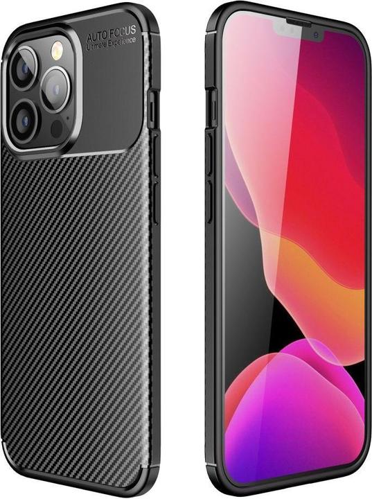 Produktbild OEM Back panel cover Case CARBON PREMIUM for IPHONE 11 Pro black (Apple iPhone 11 Pro)