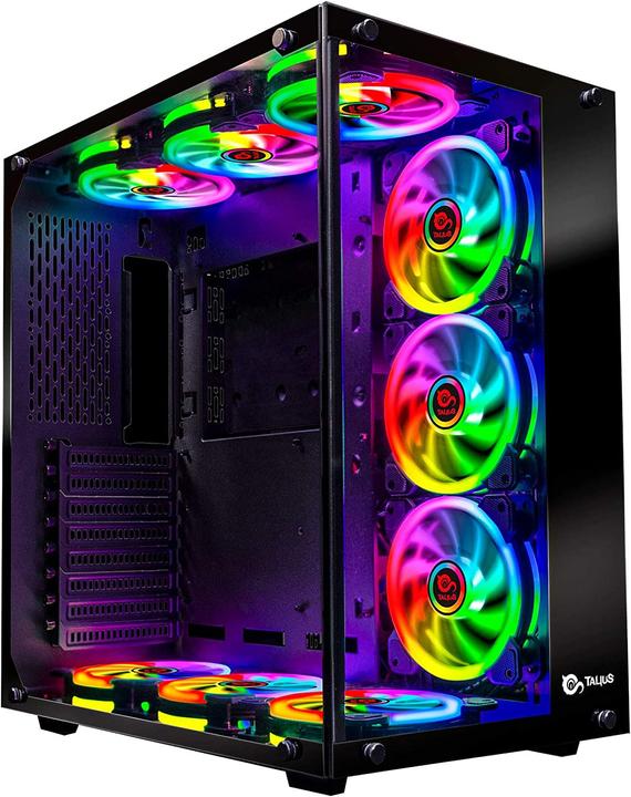 Actual product image Talius Cronos ATX Gaming Box, Black (mATX, ATX)