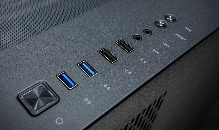 Actual product image Talius Cronos ATX Gaming Box, Black (mATX, ATX)