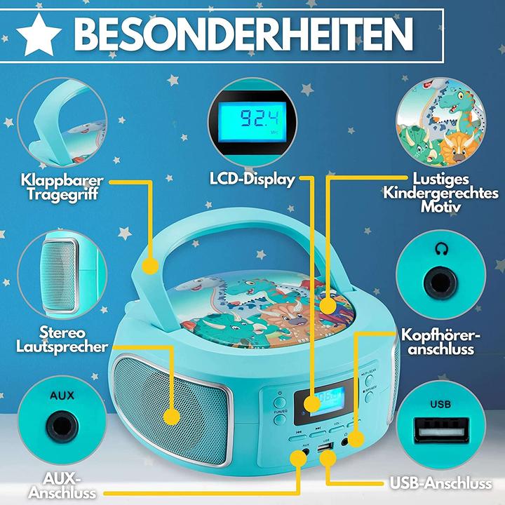 Produktbild Cyberlux Tragbare Boombo, Gubby Grün