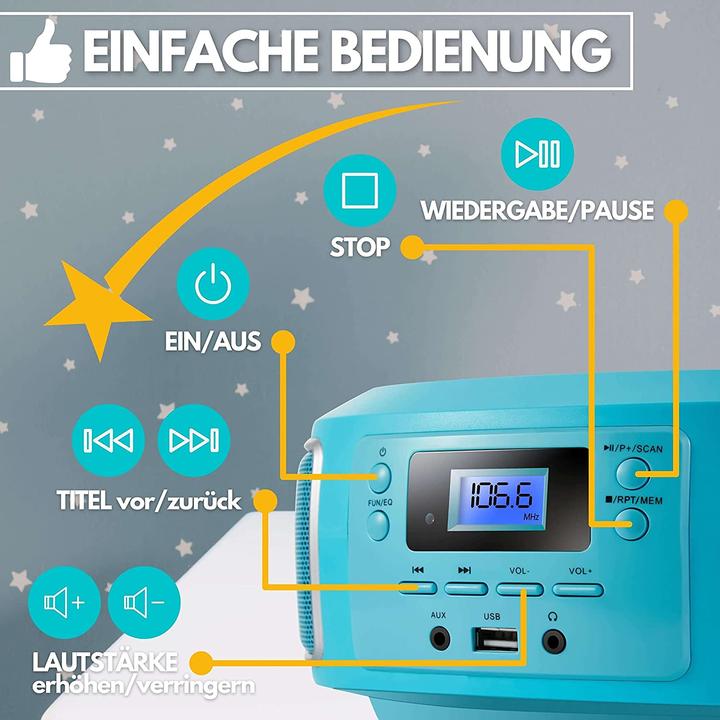 Produktbild Cyberlux Tragbare Boombo, Gubby Grün
