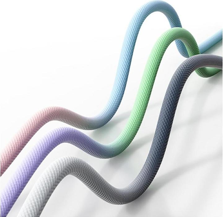 Immagine prodotto Usams Cable Bicolor Series SJ756 PD 60W USB-C/USB-C 1.2m blue and pink (1.20 m, 60 W)