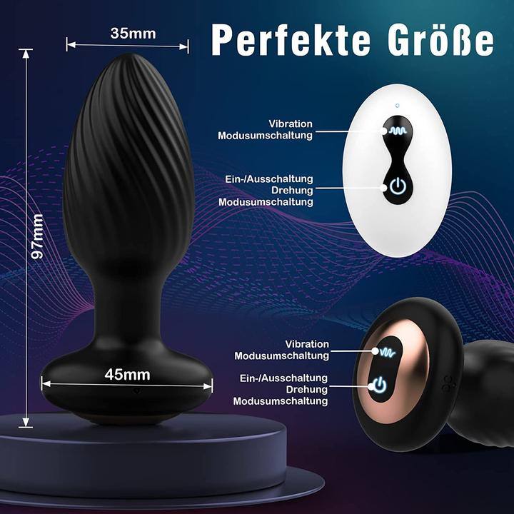 Actual product image Contitop Rotating anal plug