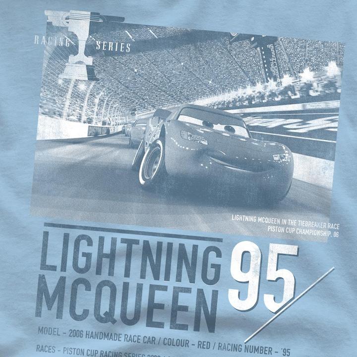 Immagine prodotto Cars Racing Series Maglietta Saetta Mcqueen Uomo (4XL)