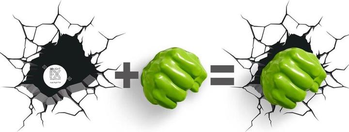 Image du produit 3Dlight Poing de Hulk