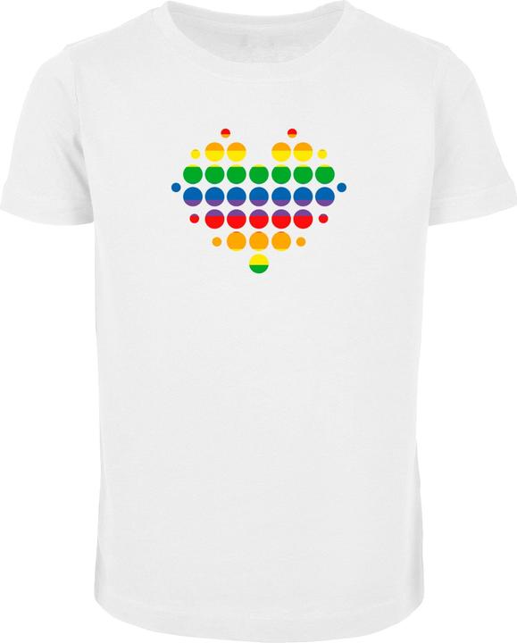 Image du produit Merchcode Tee short à manches courtes Filles Love Dots - 167901 (134, 140)