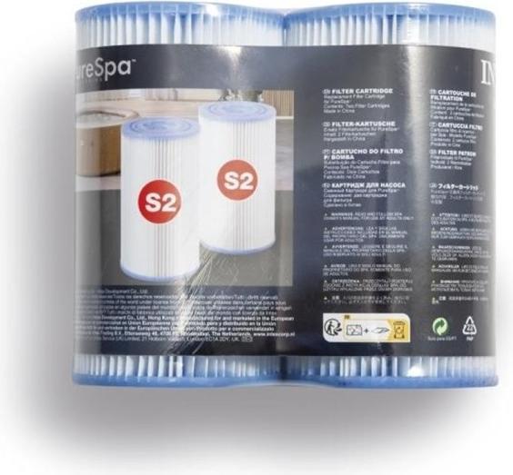 Productafbeelding Intex Filter Cartridge S2 Twin Pack For Spa