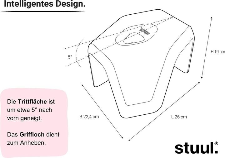 Actual product image Stuul Charcoal