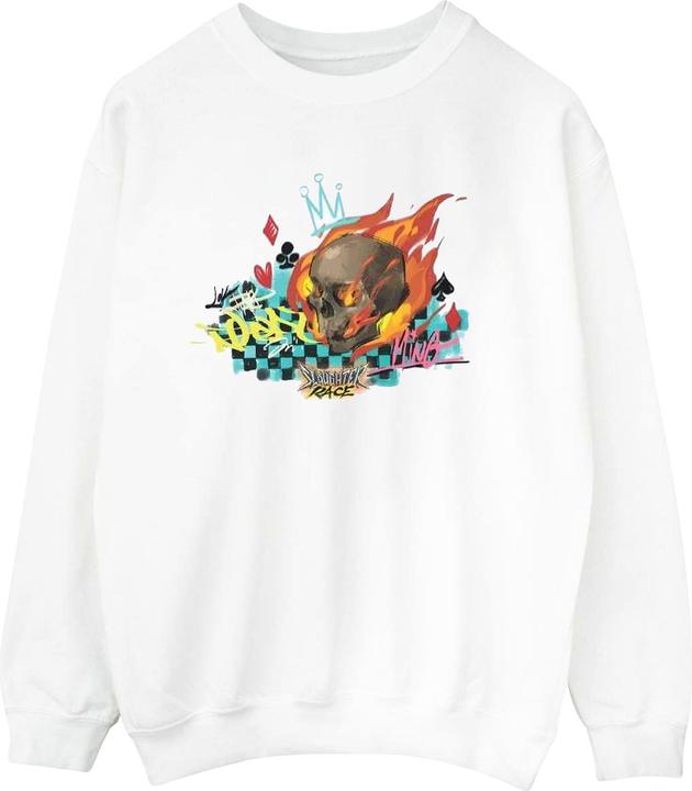 Disney Wreck It Ralph Race Skull Sweatshirt Jungen (128)