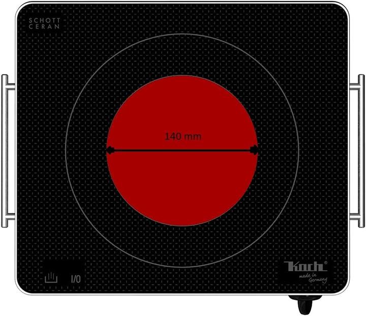 Produktbild Plaion Ceran platte 2 Kreis 2100 Watt