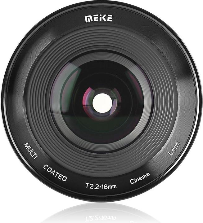 Image du produit Meike Lentille cinématographique 16 mm T2.2-22 MFT (Micro Four Thirds, Micro Four Thirds)