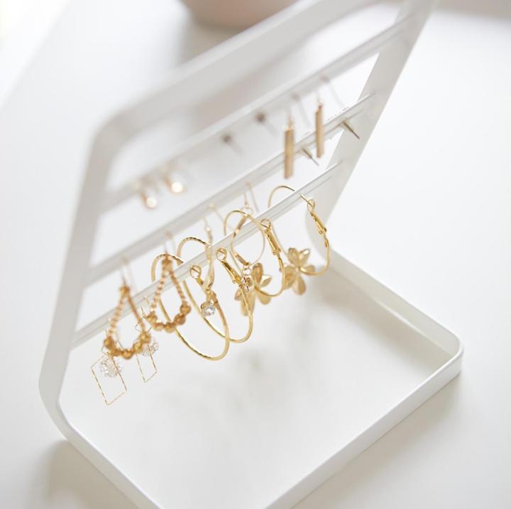 Actual product image Yamazaki TOWER earring stand
