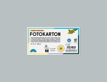 Actual product image Folia Photo cardboard, (W)500 x (H)700 mm, 300 g/sqm, silver matt (10 x)