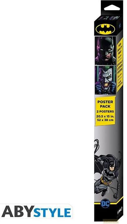 Immagine prodotto ABYstyle DC Comics Set 2 Chibi Posters - Batman and Joker (52x38) (52 x 38 cm)