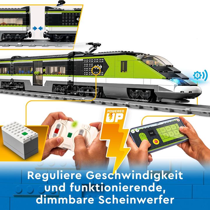 Actual product image LEGO Passenger express train (60337, LEGO City, LEGO Powered UP)