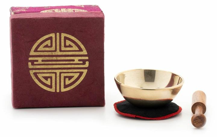 Actual product image Klangschalen-Center Singing bowl set in box mini violet longevity
