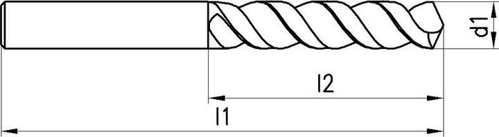Actual product image Titex Twist drill (4 mm)