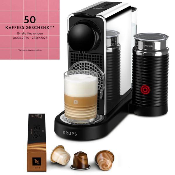 Productafbeelding Krups CitiZ Platinum & Milk (NESPRESSO Origineel)