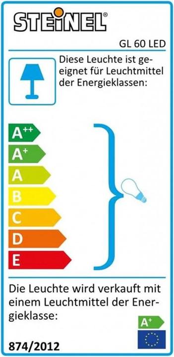 Energy Label Steinel Sensor lamp (812 lm, E27, IP44)