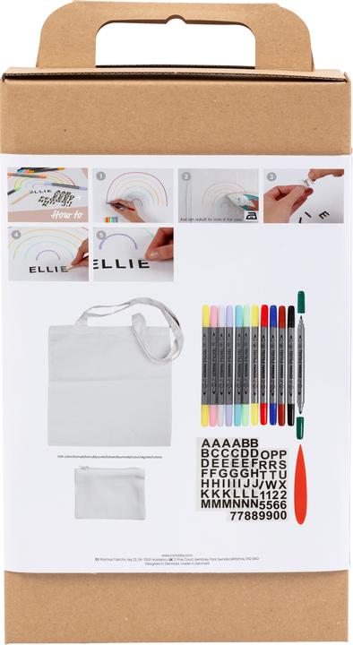Produktbild Creativ Company Bastelset Textildekoration Tasche, Portemonnaie