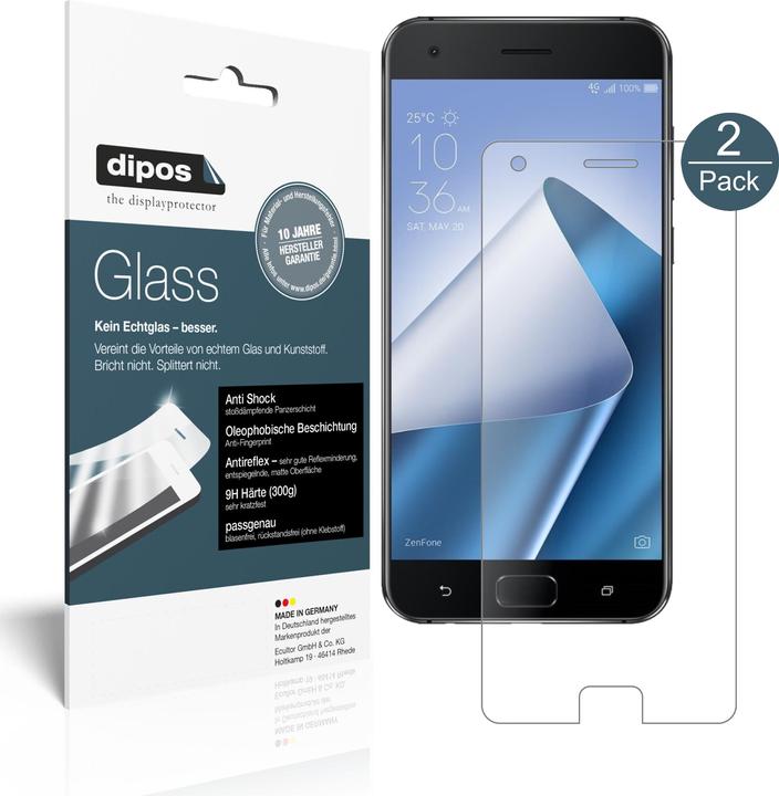 Actual product image Dipos Screen Protector Anti-Shock (1 Piece, Asus Zenfone 4 Pro)