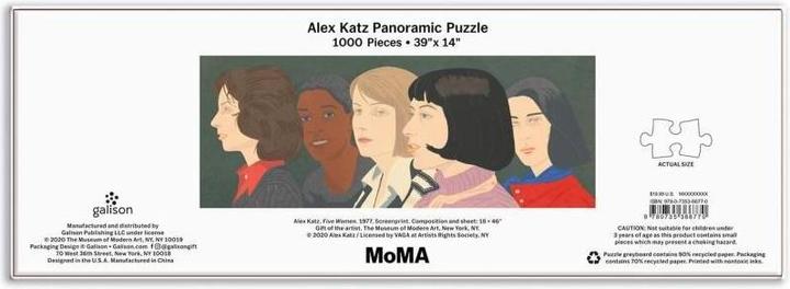 Actual product image Abrams & Chronicle MoMA Alex Katz Five Women - Panoramic Puzzle,1000 pieces (1000 pieces)